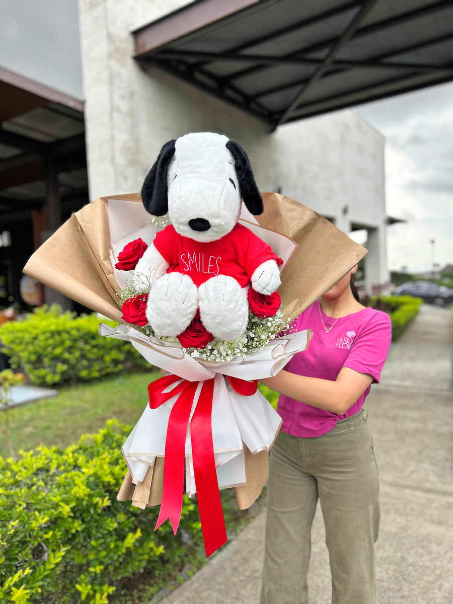 Ramo Temático de Snoopy Grande – Tesoro Floral