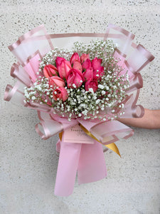 Ramo Elegante de Rosas Rosadas