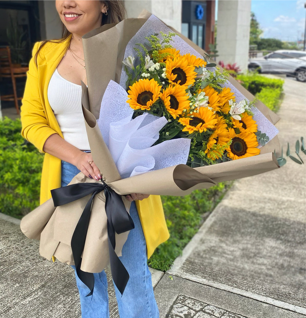 Ramo Impactante de Girasoles Grande