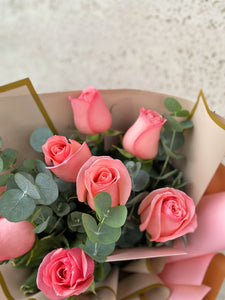 Ramo Rosas Rosadas Para Regalo