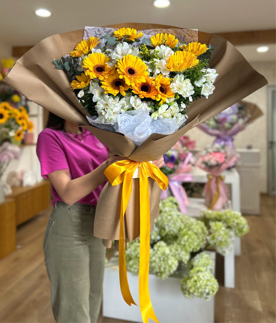 Ramo Gerberas Amarillas