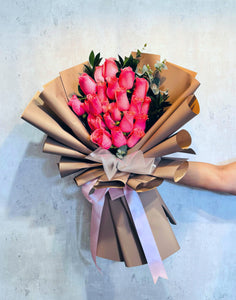 Ramo Grande de 24 Rosas Rosadas